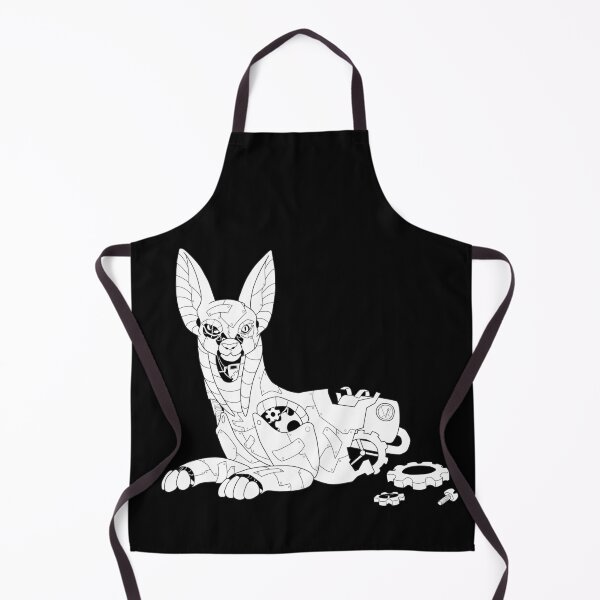 Item preview, Broken Steampunk Cat (White) designed and sold by CatalystDrak.