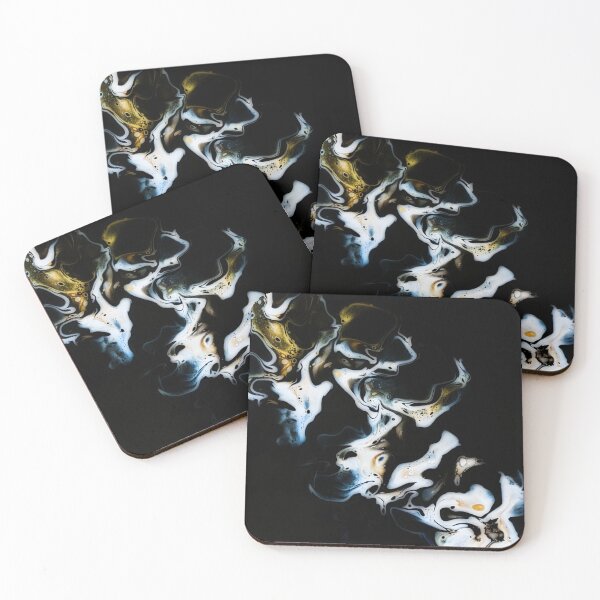 Item preview, Ribbons -  Acrylic pour by Emma Brass designed and sold by Emma Brass.