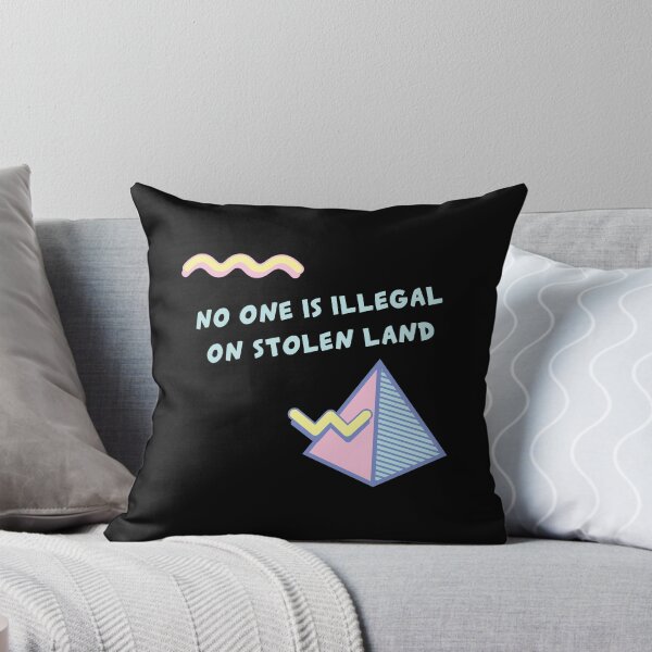 Item preview, No one is illegal on stolen land (90s Style) designed and sold by quinnhopp.