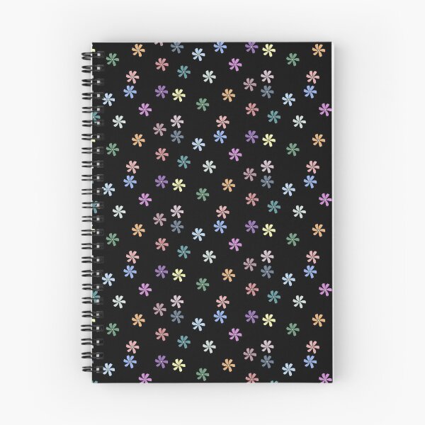 Item preview, Bib Flowers in Pastel on Black designed and sold by CottoVerdi.