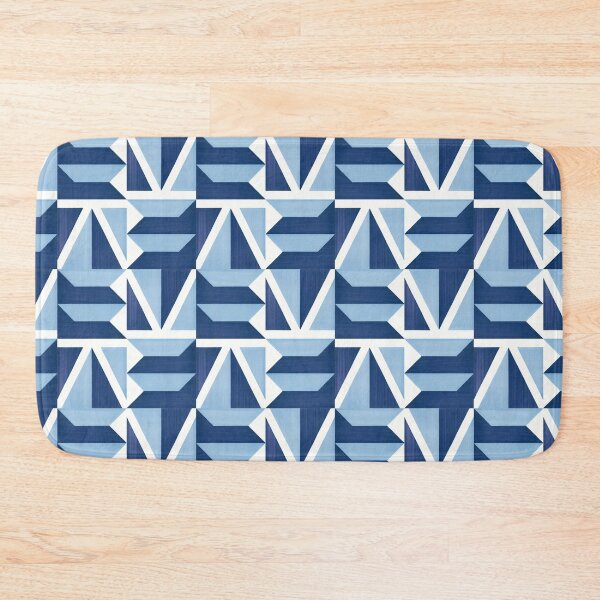 Item preview, Blu Ponti Tiles Pattern Print designed and sold by MCMXCV-PROJECT.