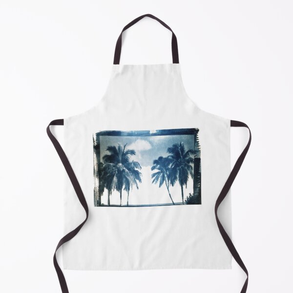 Item preview, Palms beach cyanotype artwork designed and sold by Milicatart.