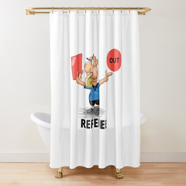 REFEREE Shower Curtain