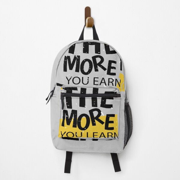 Item preview, The More You Learn The More You Earn Quote designed and sold by FineQuotes.