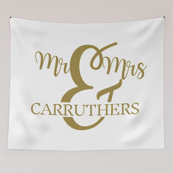 Item preview, Mr & Mrs CARRUTHERS | Gift ideas designed and sold by yourscotborders.