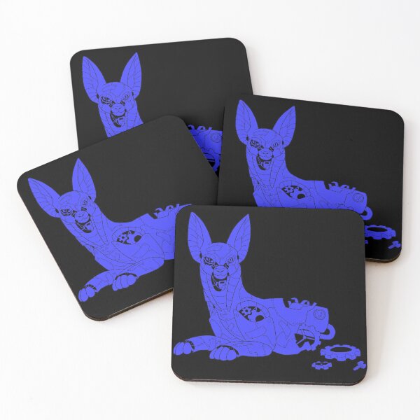 Item preview, Broken Steampunk Cat (Blue) designed and sold by CatalystDrak.
