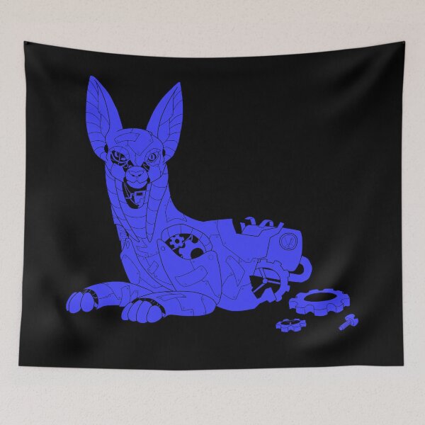 Item preview, Broken Steampunk Cat (Blue) designed and sold by CatalystDrak.