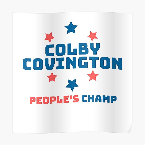 “Colby Covington” Poster by LordanJ | Redbubble