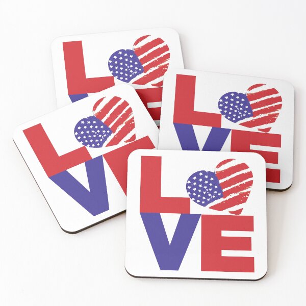 Item preview, Love USA designed and sold by HeraAndKosmos.
