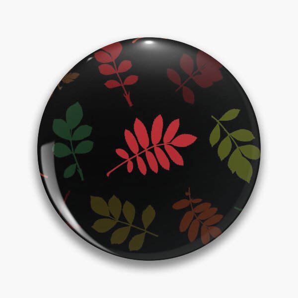 Item preview, Multicolor autumn leaves 13. Wild herbs seamless pattern on black. Autumn leaf fall. Wild life designed and sold by Yulia Chepurova.