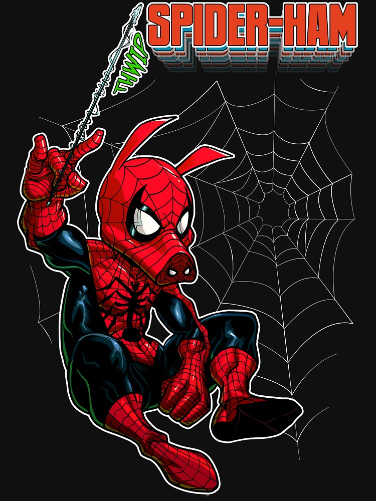 "Spider-Ham" T-shirt by dlxartist | Redbubble