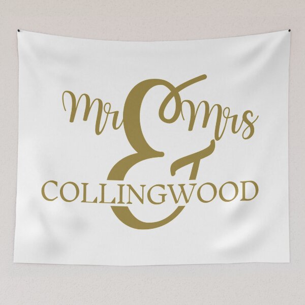 Item preview, Mr & Mrs COLLINGWOOD | Gift ideas designed and sold by yourscotborders.