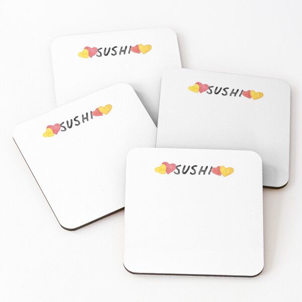 Item preview, Love Sushi Japan Japanese Food Hearts designed and sold by thefrshmachine.
