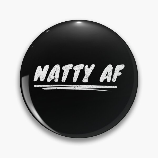 Item preview, Natty AF | Natural Bodybuilding | Fitness | White designed and sold by Mini Tofu Shop.