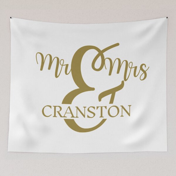 Item preview, Mr & Mrs CRANSTON | Gift ideas designed and sold by yourscotborders.