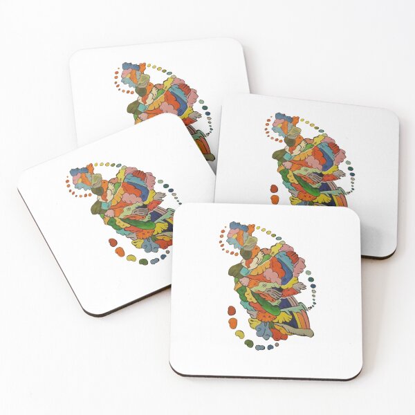 Item preview, Arco iris desastres arte pop abstracto designed and sold by Reddrubble.