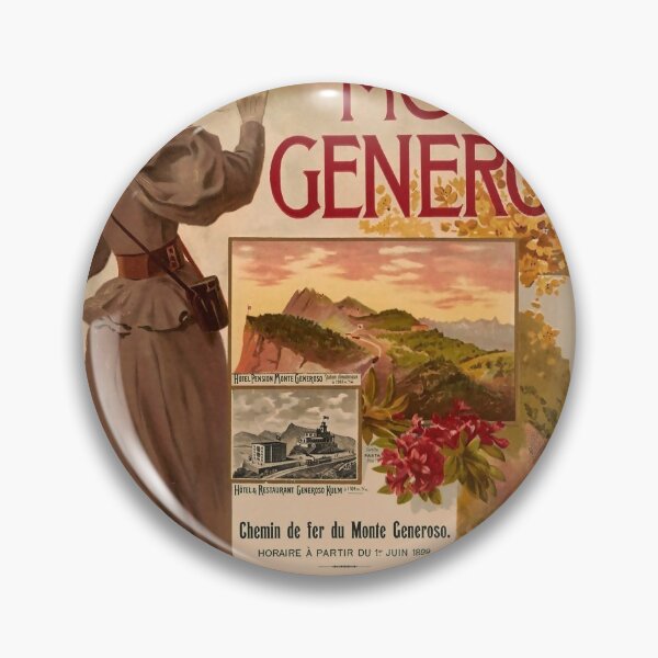 Item preview, Monte Generoso viejo poster designed and sold by CorasPosters.