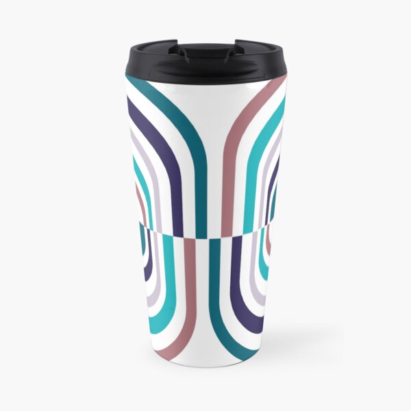 Striped Pill Travel Mug