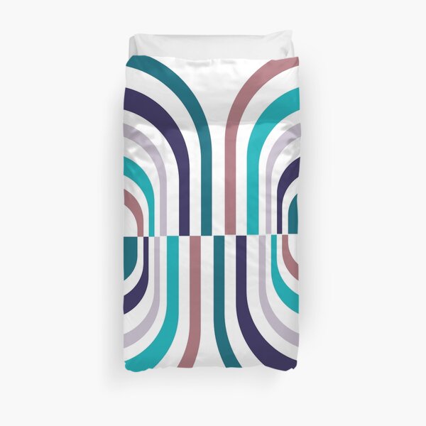 Striped Pill Duvet Cover