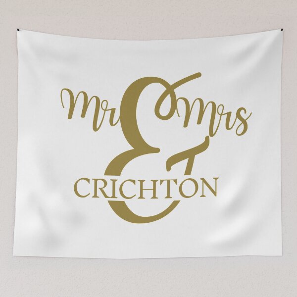 Item preview, Mr & Mrs CRICHTON | Gift ideas designed and sold by yourscotborders.