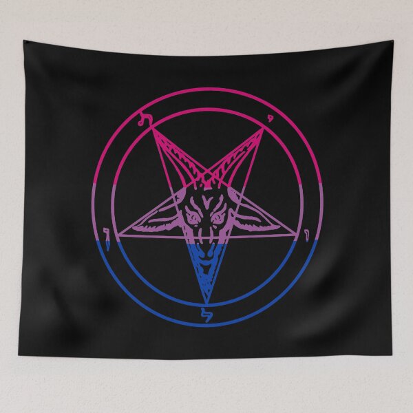 Item preview, Bi Pride Baphomet Pentagram designed and sold by coa6ulasol7e.