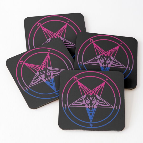 Item preview, Bi Pride Baphomet Pentagram designed and sold by coa6ulasol7e.