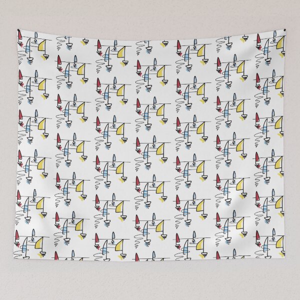Item preview, Yachts Sailing On The Sea designed and sold by LotusCreations.