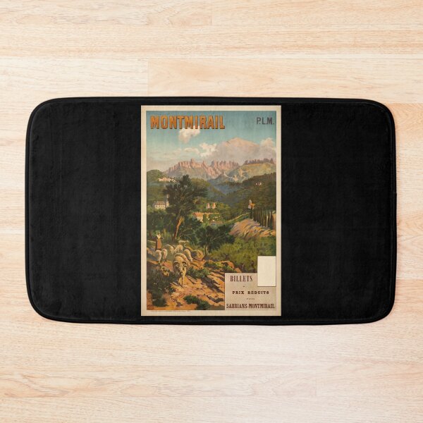 Item preview, PLM Montmiral retro poster designed and sold by CorasPosters.