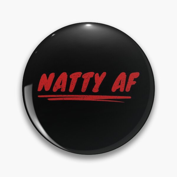 Item preview, Natty AF | Natural Bodybuilding | Fitness | Red designed and sold by Mini Tofu Shop.