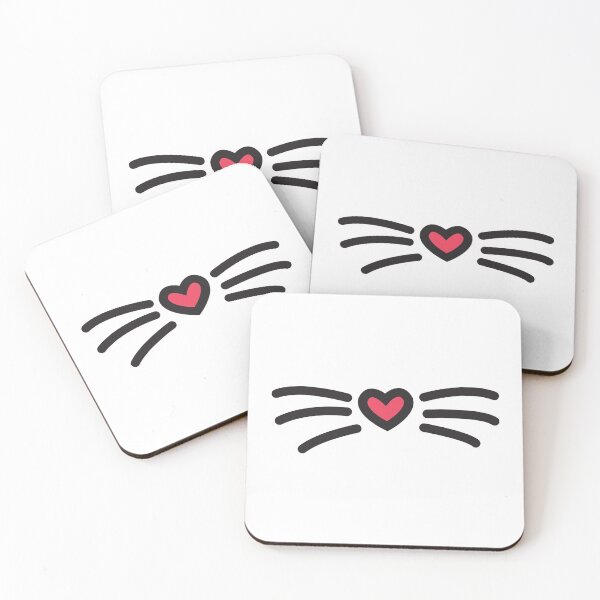 Item preview, Cute Kitty Mustache designed and sold by Atif24hr.
