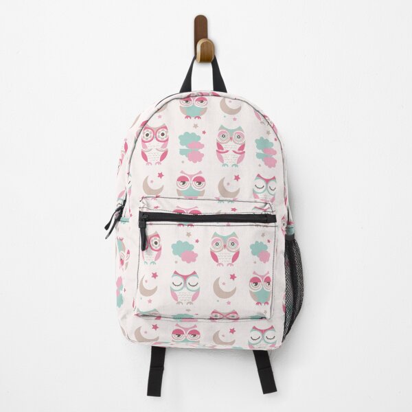 Item preview, Cute Pink Owl Pattern designed and sold by Graphix-Space.