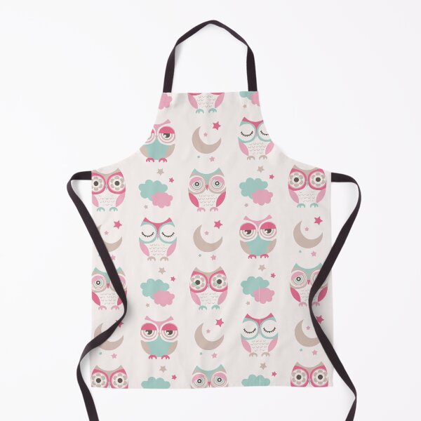 Item preview, Cute Pink Owl Pattern  designed and sold by Graphix-Space.