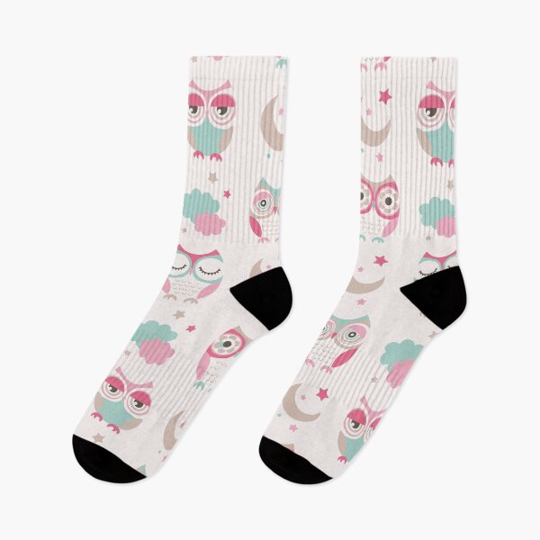 Item preview, Cute Pink Owl Pattern  designed and sold by Graphix-Space.