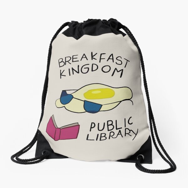 drawstring library bolsa