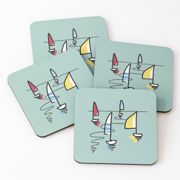 Item preview, Yachts Sailing On The Sea designed and sold by LotusCreations.
