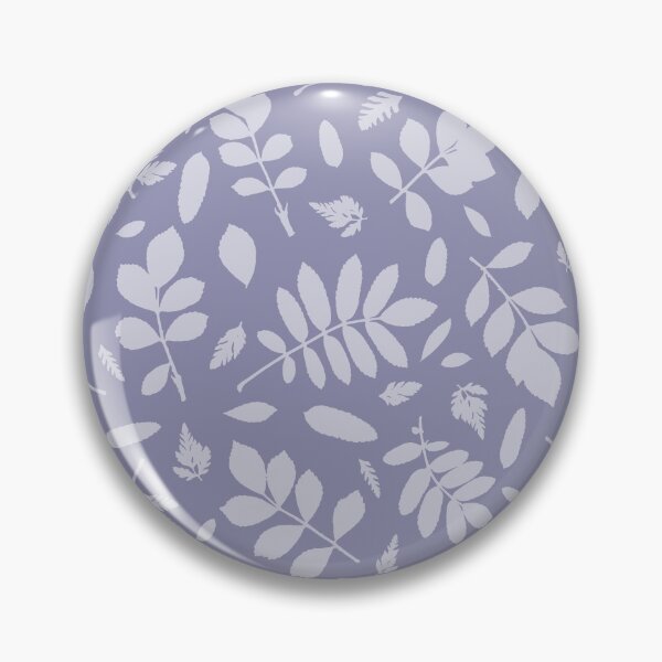 Item preview, Monochrome leaves 15. Wild herbs seamless pattern dusty lighte blue on blue lilac grey. Autumn leaf fall. Wild life designed and sold by Yulia Chepurova.