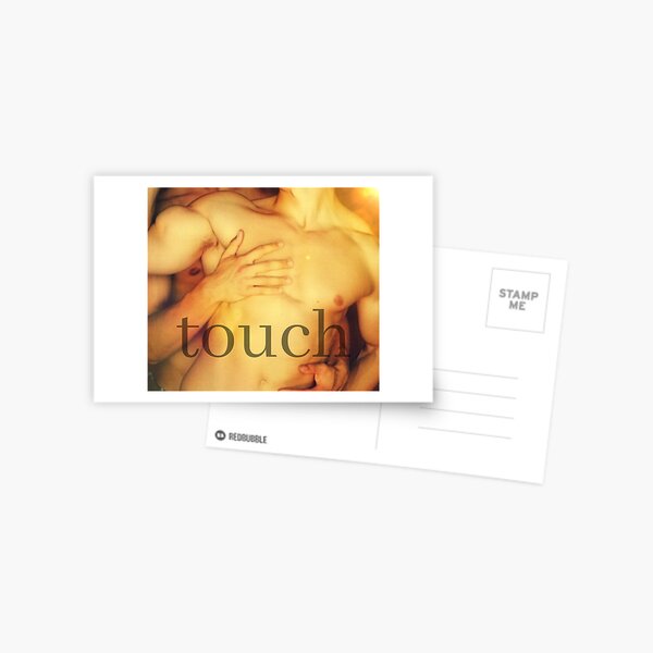 Romantic Touch Between Males Postcard