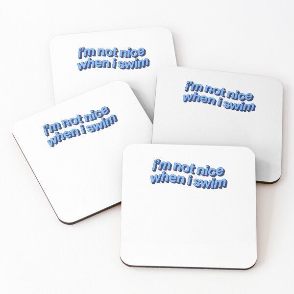 Item preview, I'm Not Nice When I Swim Swimmer Pool designed and sold by thefrshmachine.