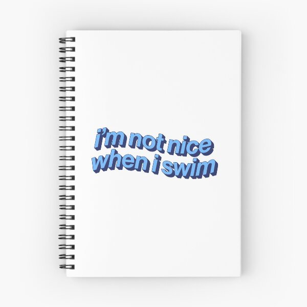 Item preview, I'm Not Nice When I Swim Swimmer Pool designed and sold by thefrshmachine.