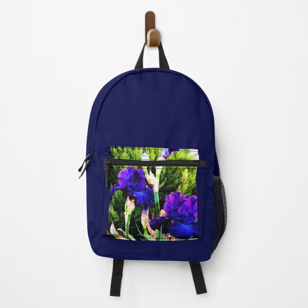 Artikelvorschau, Blaue Iris in voller Blüte entworfen und verkauft von HeatherEthereal.