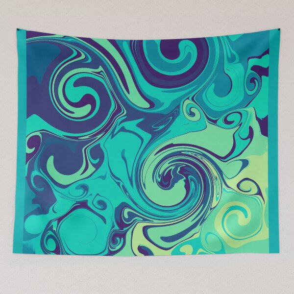 Item preview, CALMING BLUE SWIRL EFFECT DESIGN! designed and sold by TYNEY92.
