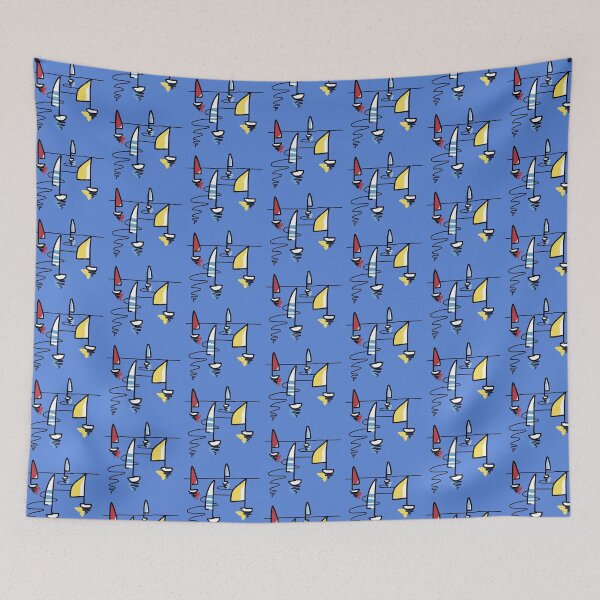 Item preview, Yachts Sailing On The Sea designed and sold by LotusCreations.