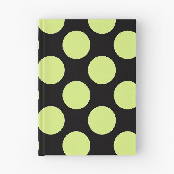 Item preview, Yellow Polka Dots with Black Base designed and sold by LifestylePrints.
