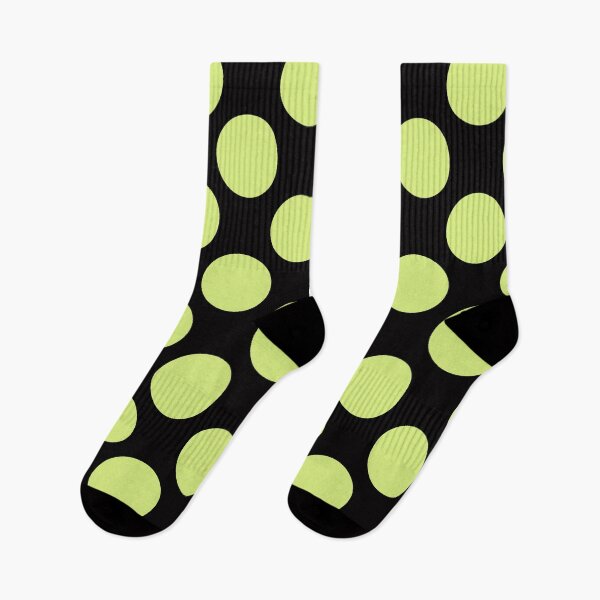 Item preview, Yellow Polka Dots with Black Base designed and sold by LifestylePrints.