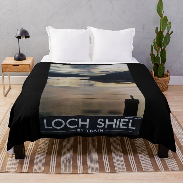 Item preview, Loch Shiel retro poster designed and sold by CorasPosters.