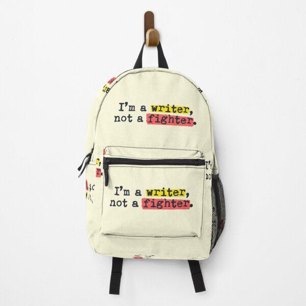 Item preview, I'm A Writer Not A Fighter Books Journalist designed and sold by thefrshmachine.