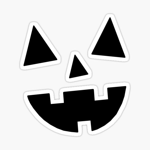 Item preview, Three tooth Jack o Lantern silhouette designed and sold by lovesuperkarma.