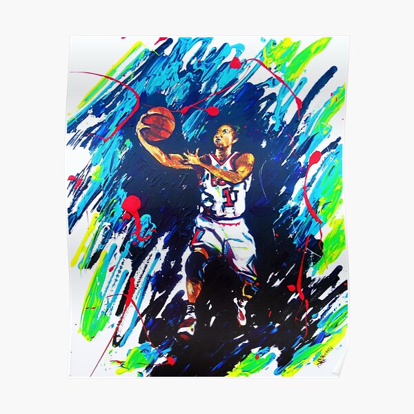 Derricks Rose Chicago Bulls Poster
