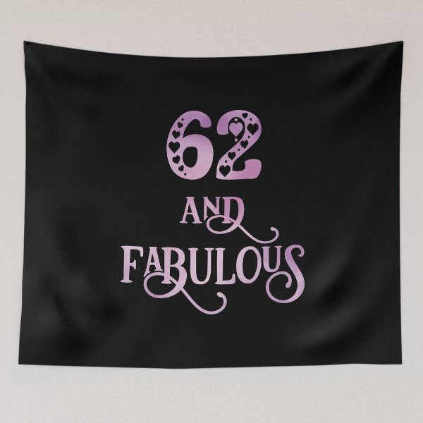 Item preview, Women 62 Years Old And Fabulous 62nd Birthday Party print designed and sold by Grabitees.