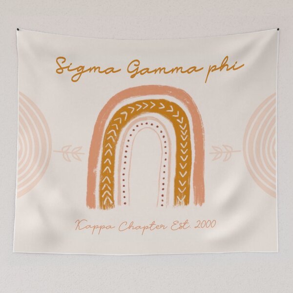 Item preview, Sigma gamma phi boho rainbow fredonia kappa chapter  designed and sold by briellescozz.
